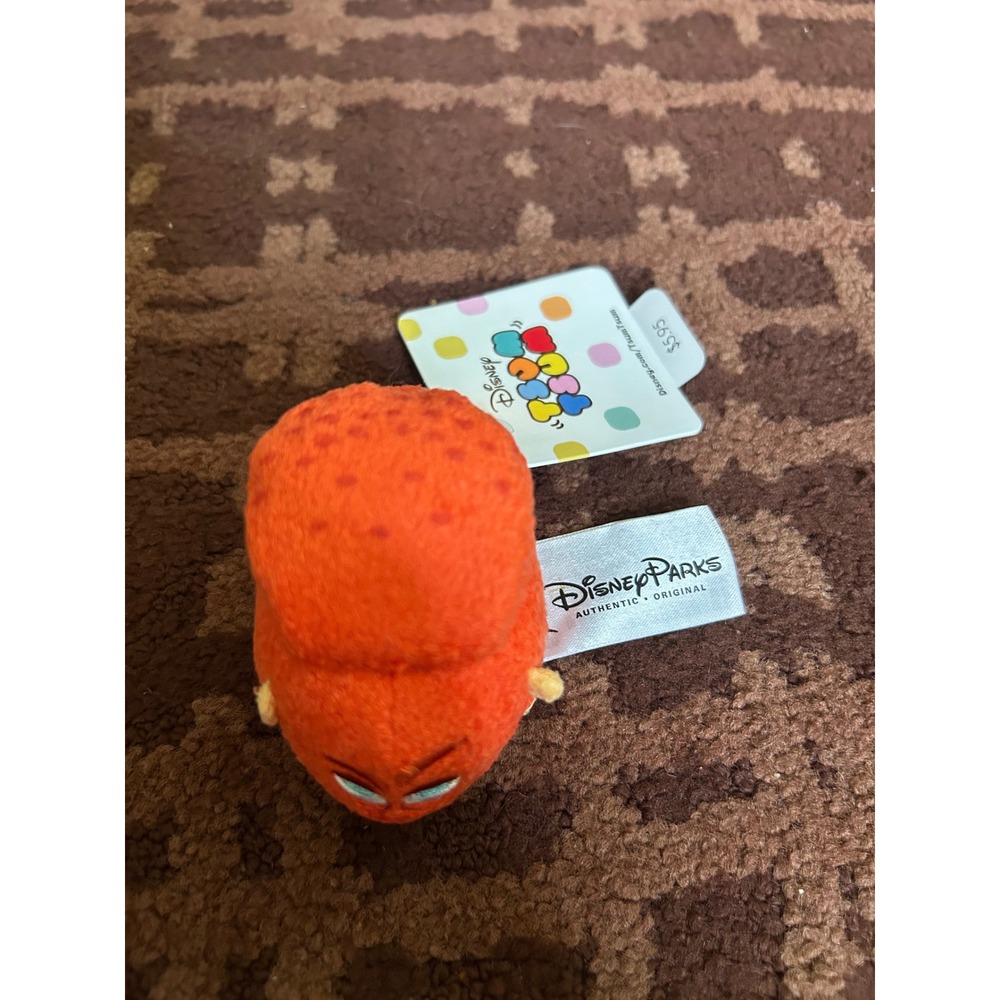 Disney Parks Tsum Tsum Anger Inside Out Mini Plush Red Pixar NWT